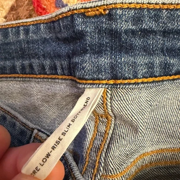 Rag & bone low-rise Dre slim boyfriend jeans
